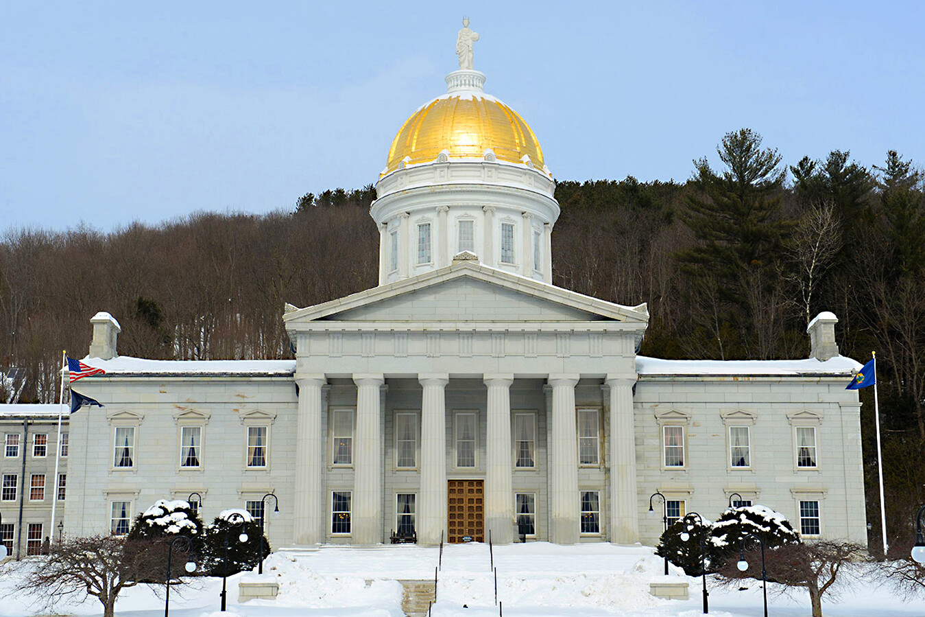 The Vermont State House building