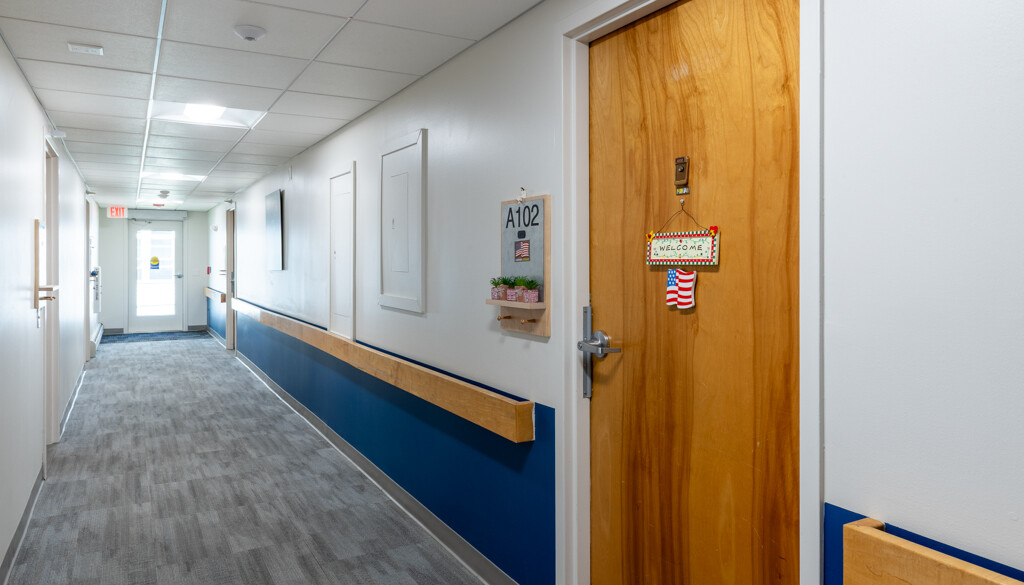 Whitcomb Woods hallway