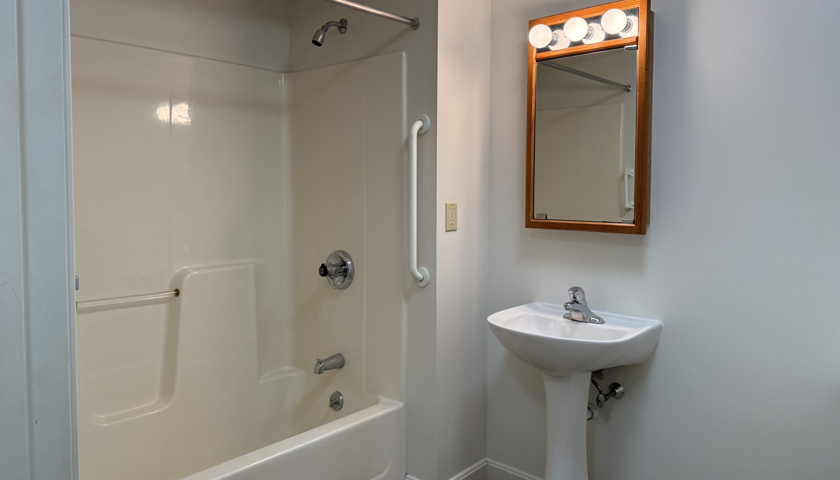 Holy Cross apartment bathroom