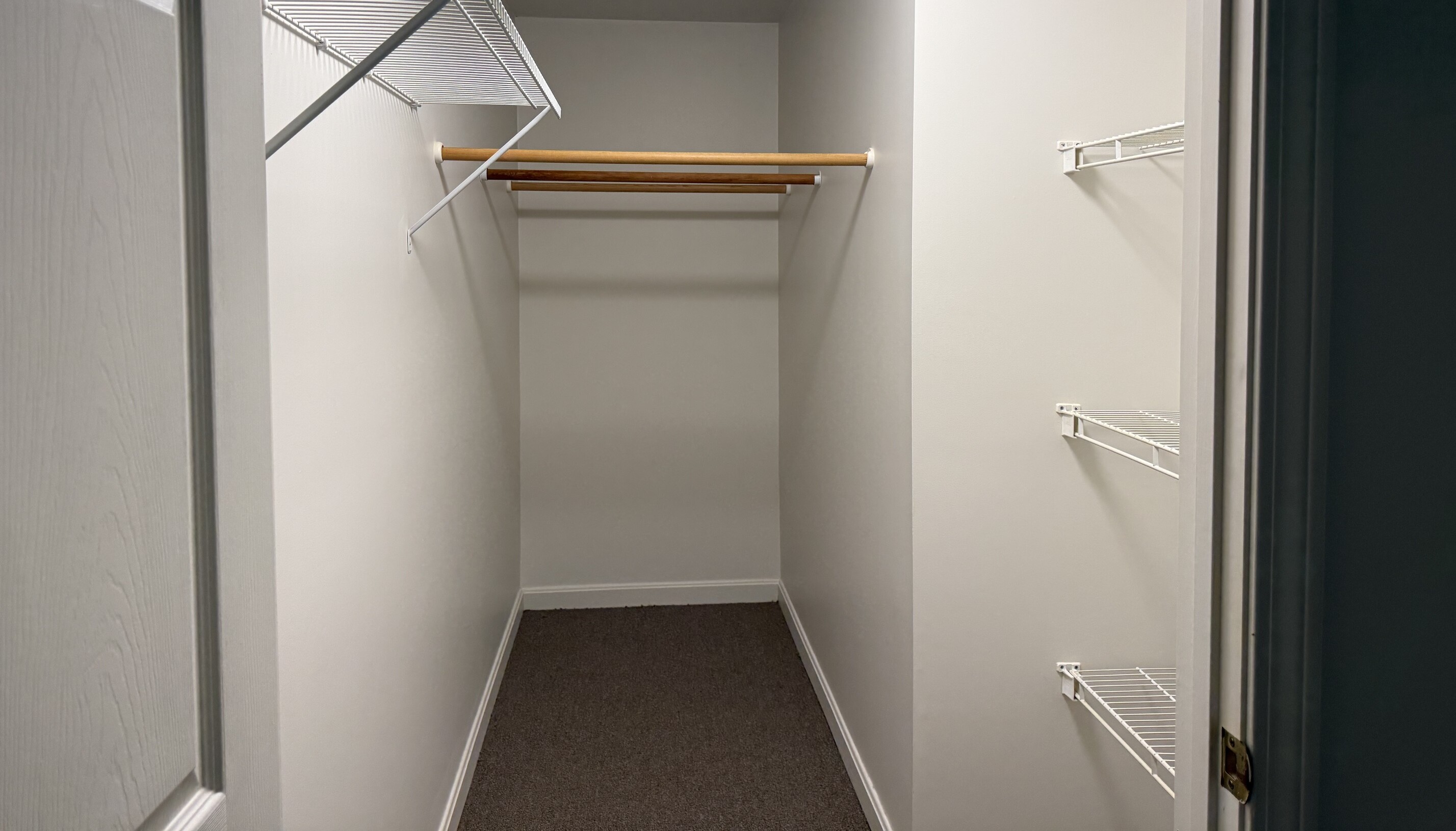 Holy Cross apartment closet
