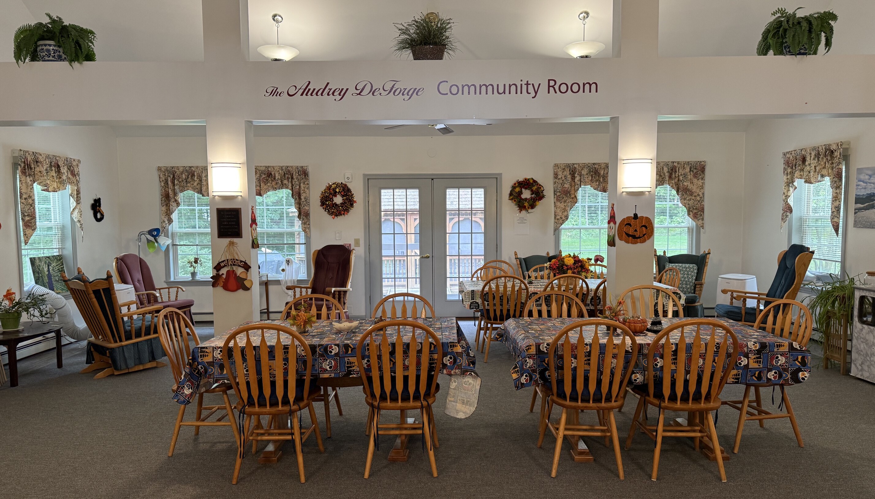 Holy Cross Senior Housing community room